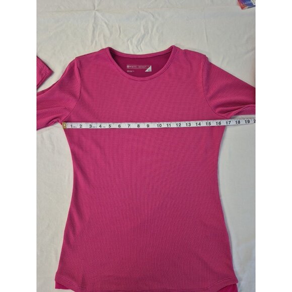 Whitecross Fit Women's XS Scrubs Set Long Sleeve Tee, Pants & Jacket Fuchsia - Picture 16 of 16